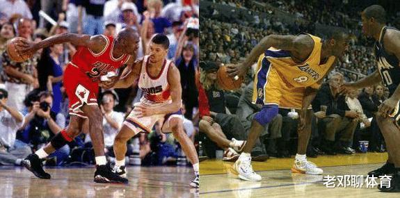 在NBA 别人都在模仿乔丹打球，只有科比“活”成了乔丹！(6)