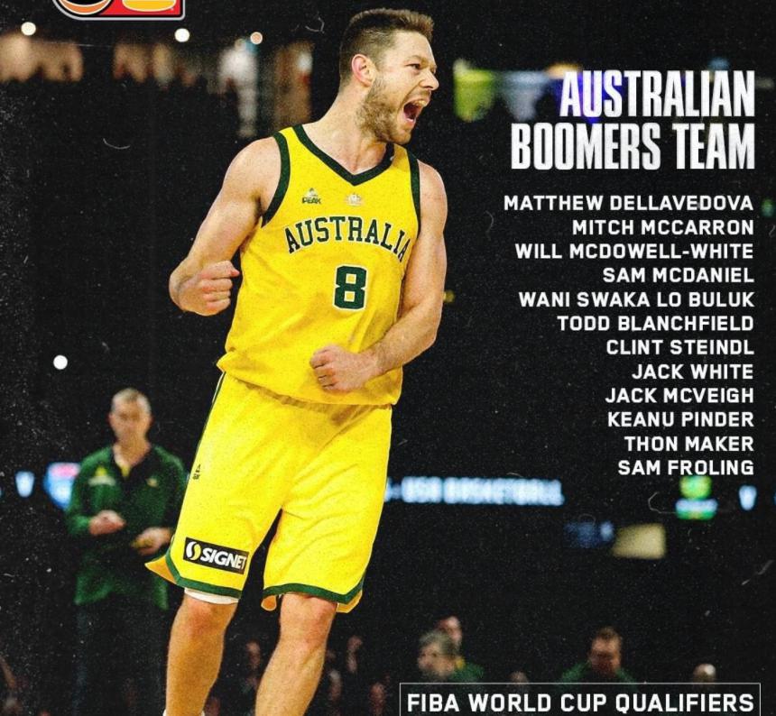 杜锋好消息！澳洲公布世预赛名单，无NBA球员参加，男篮有望4连胜(1)