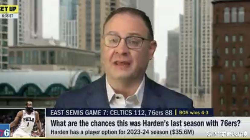 ESPN名记沃神谈哈登今夏去向(2)