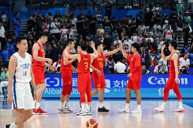 中国男篮下起三分雨！20分大胜中国台北收获两连胜(1)