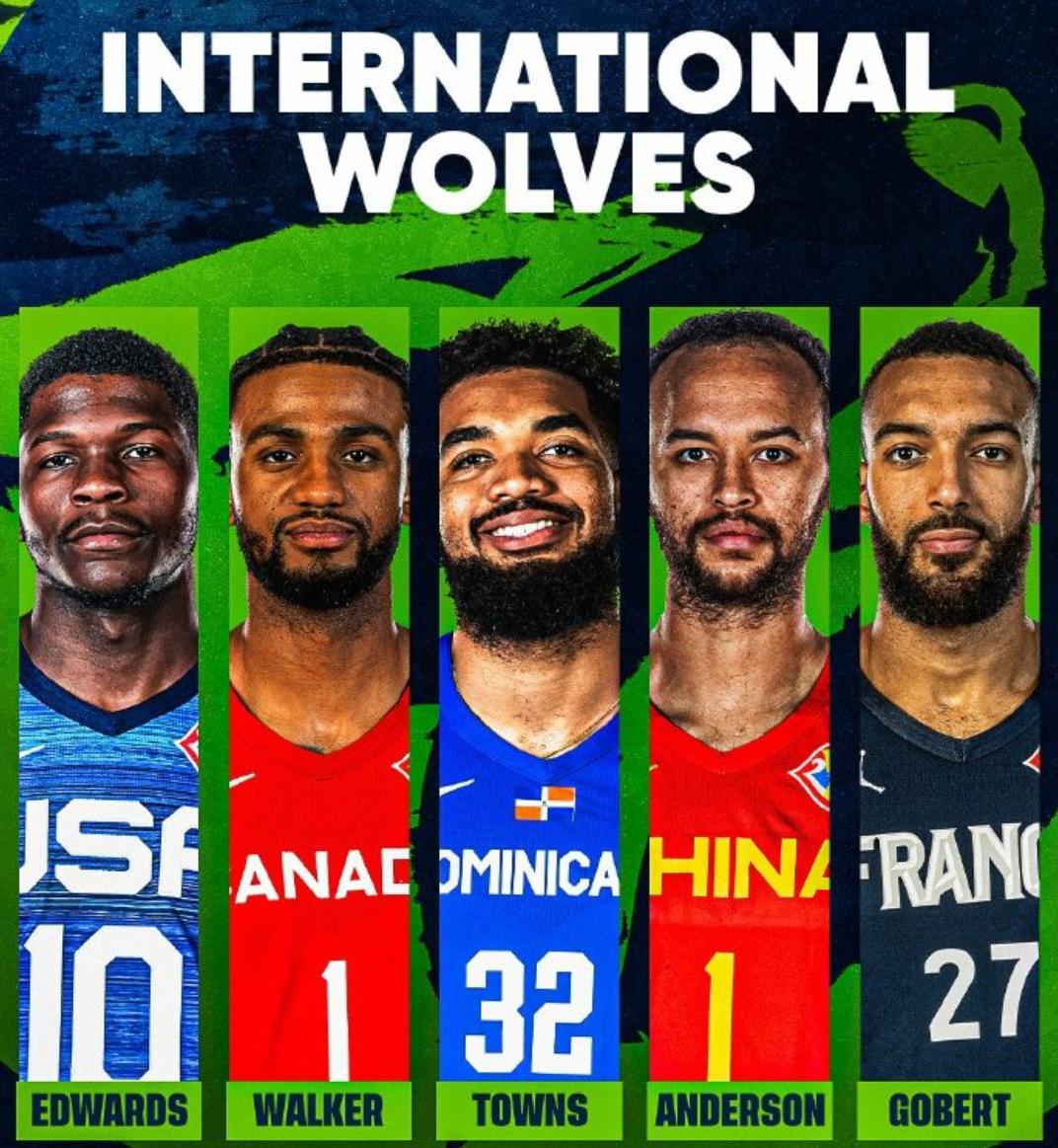 中国男篮在列！森林狼季后赛6连胜，FIBA：世界杯经验体现作用(2)