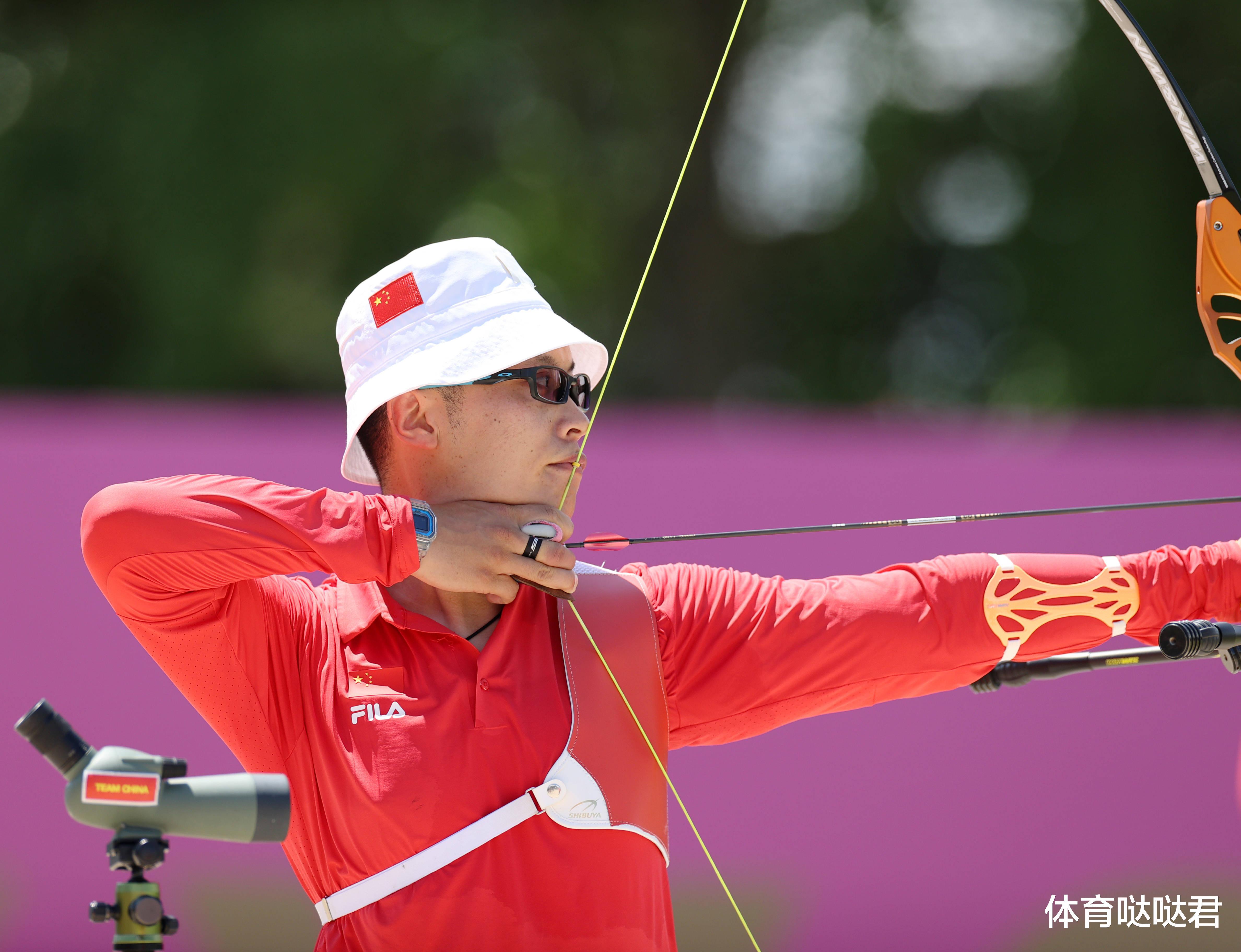 挑战韩国队！中国男子射箭冲击奥运金牌，首秀就创造个人最好成绩(4)