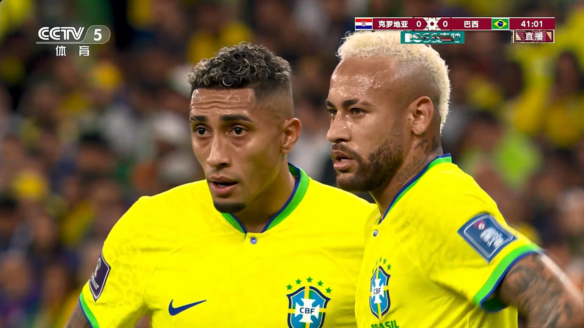 巴西半场0-0克罗地亚，黄健翔吐槽：巴西90分钟不输是天上掉馅饼(1)