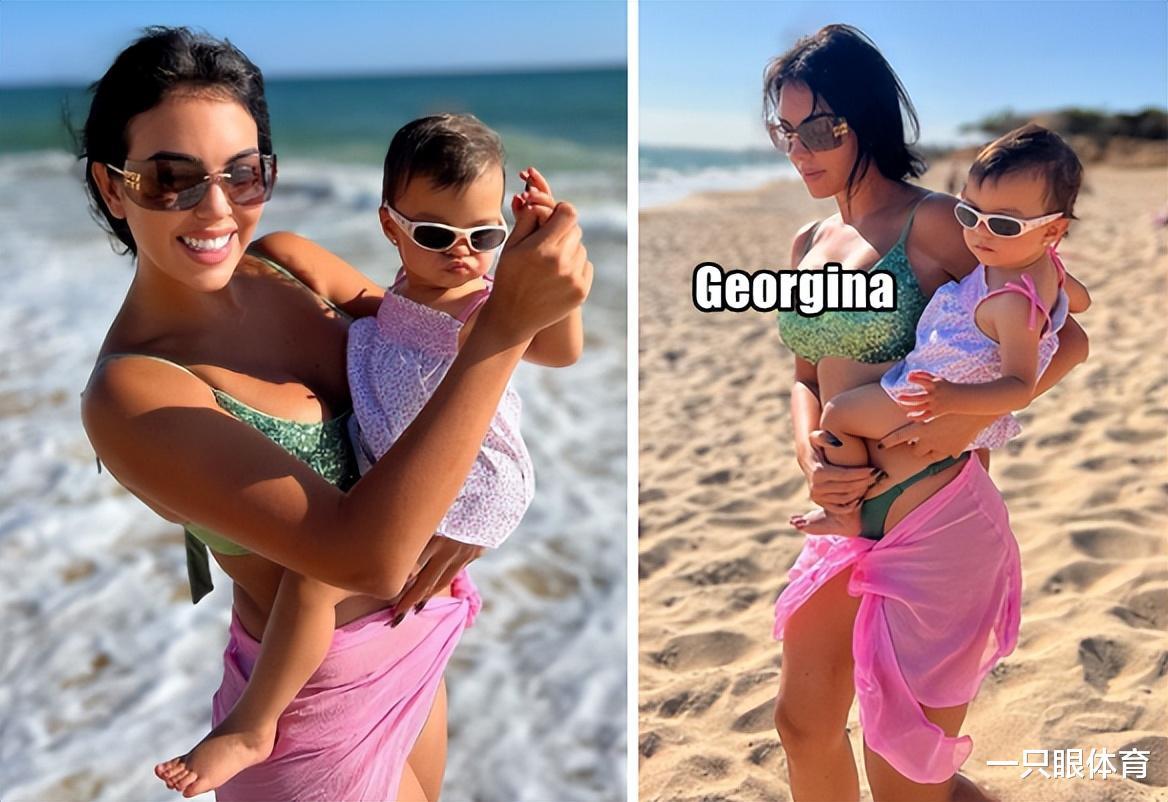 乔治娜抱1岁女儿，五公主出海度假！4个哥哥姐姐陪伴，从小富养(1)