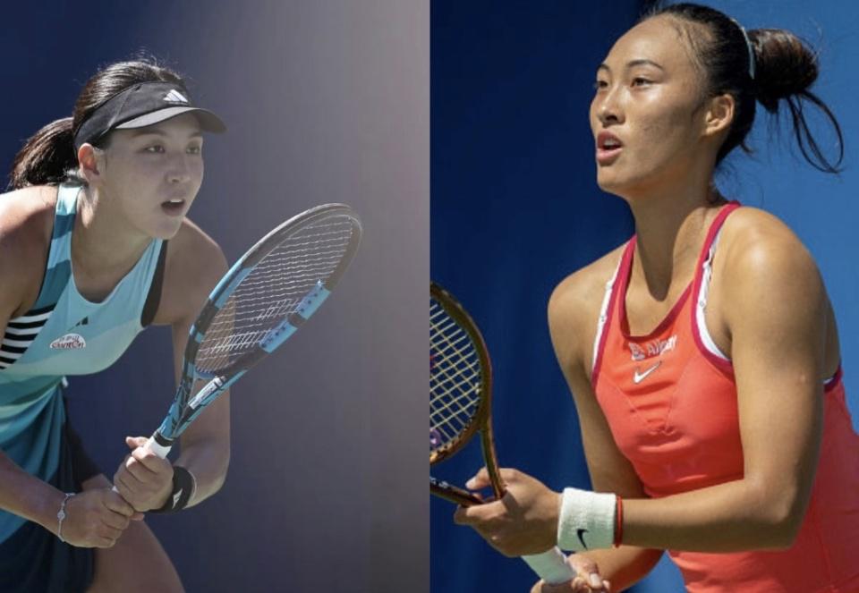 泪奔！中国女网首次2人进美网16强，大满贯第5回，00后两小花终接班(4)