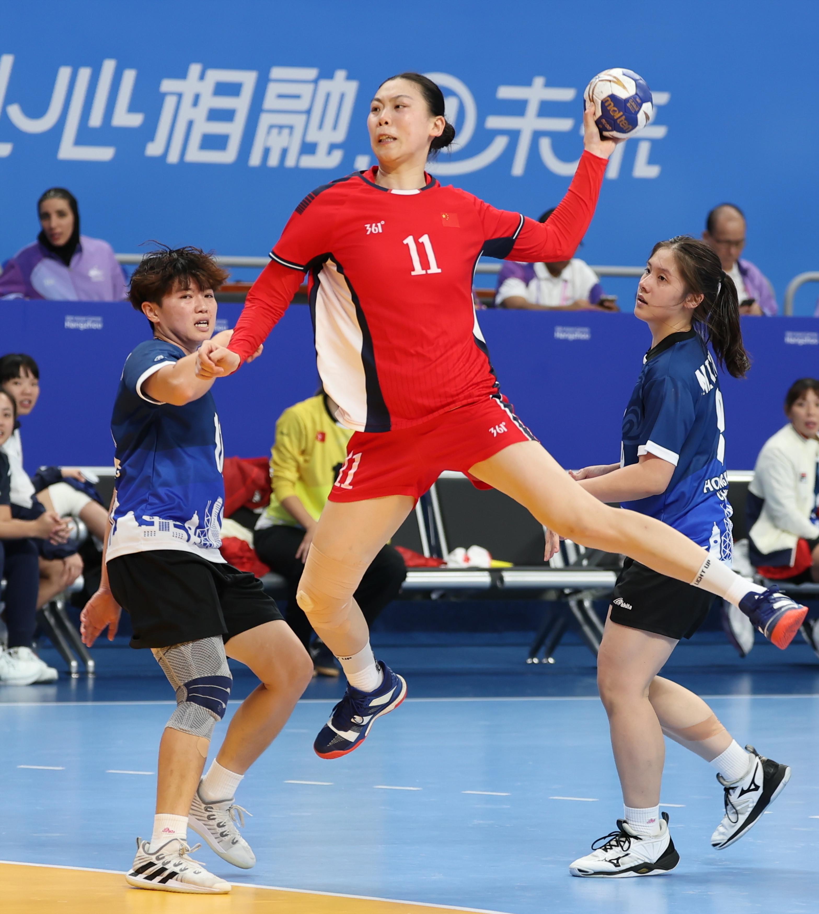 女子小组预赛：中国队战胜中国香港队(2)