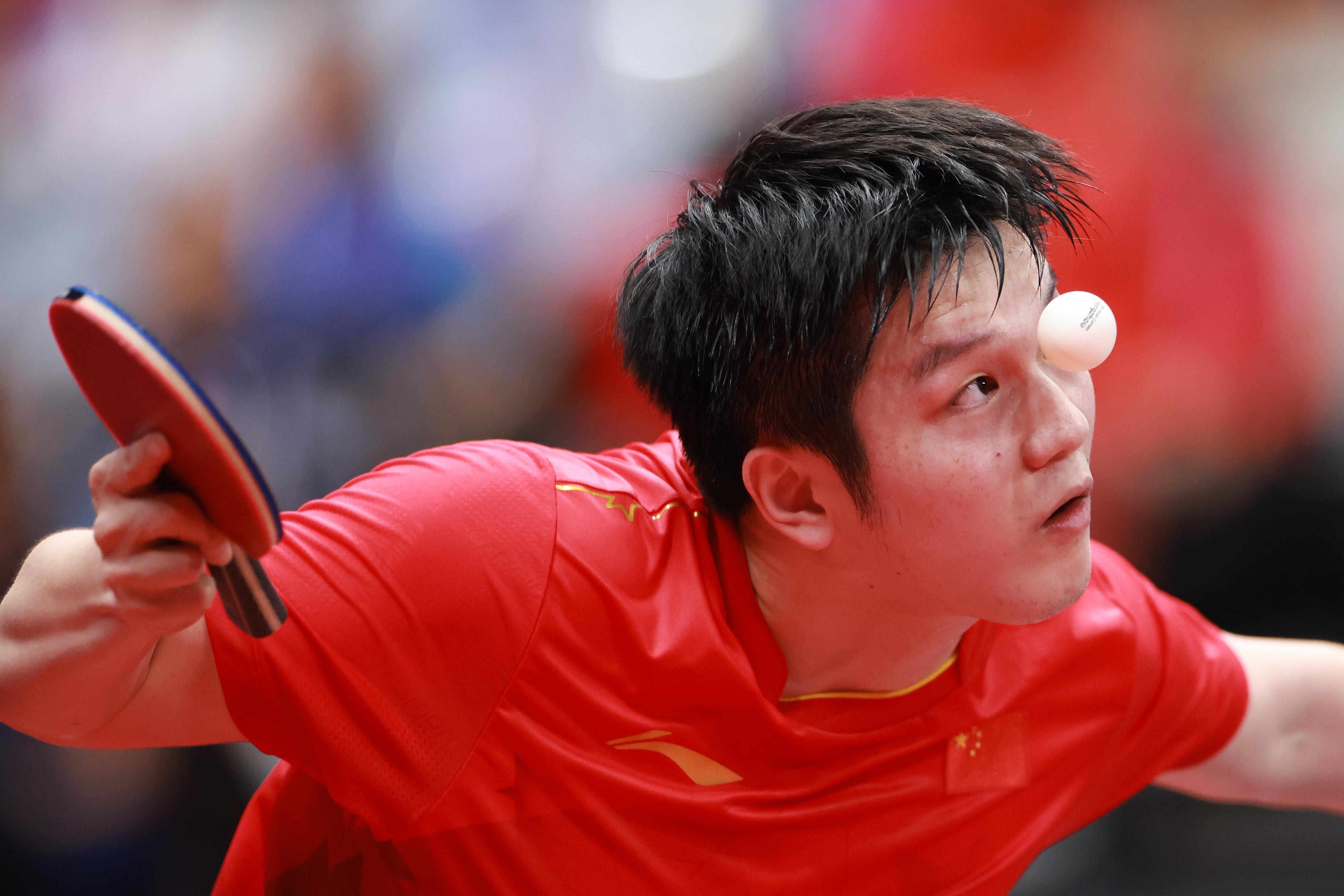 乒乓球——男子单打四分之一决赛：樊振东晋级(3)