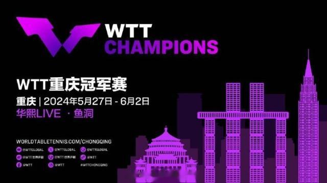 WTT冠军赛未来五年落户重庆(1)