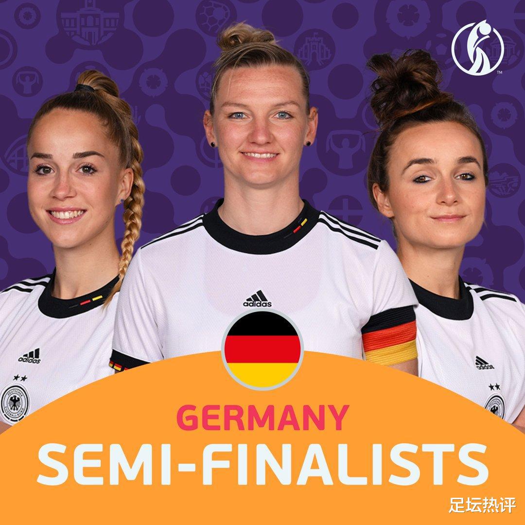 女足欧洲杯四强出炉三席！德国第10次晋级四强，瑞典第9次，英格兰第6次！(2)