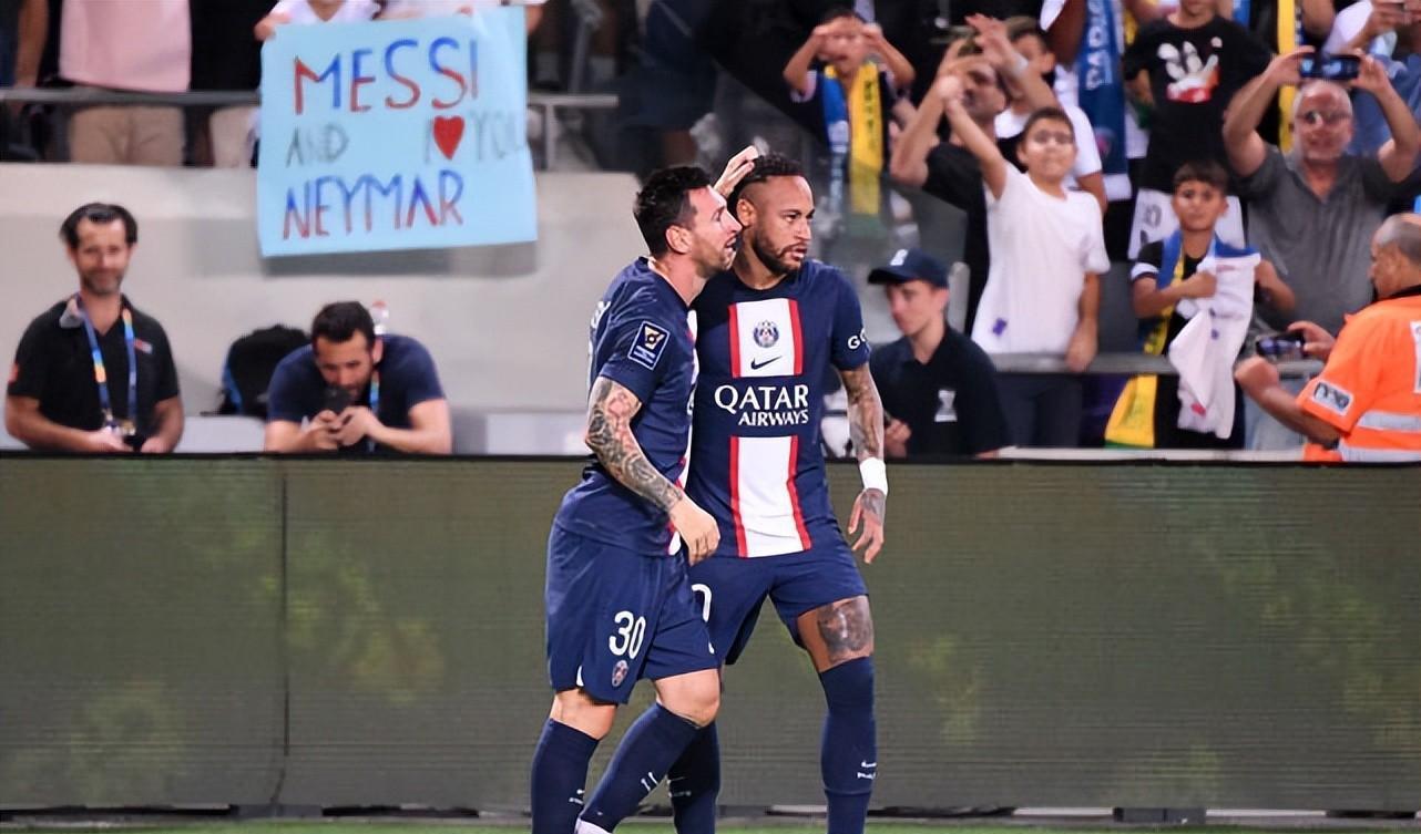 4-0！梅西赛季首球，内马尔梅开二度，大巴黎完胜夺法国超级杯(4)