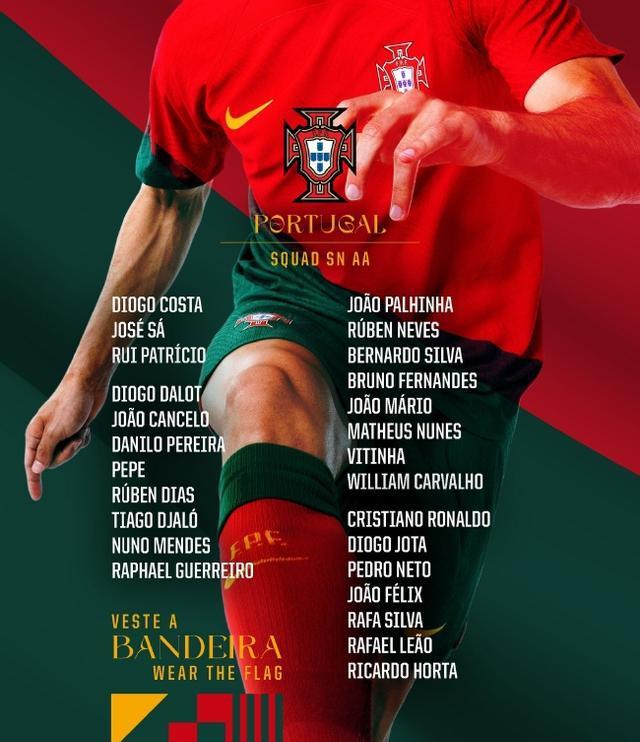 葡萄牙公布最新名单！C罗+双B领衔，狼队4人莱奥、菲利克斯在列(2)