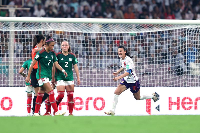 2-1！中国女足世界杯开门红，颜值高、拼劲足，1人评分满分居首功(3)
