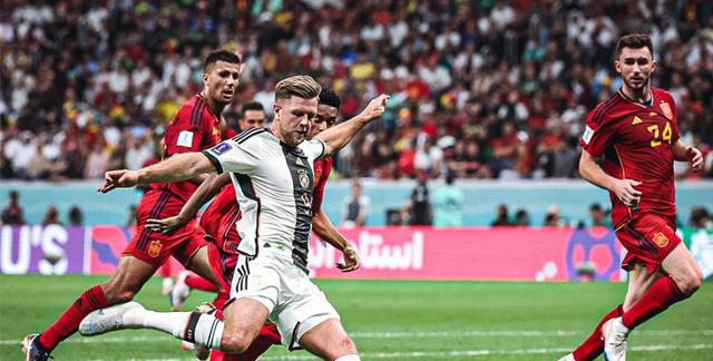 17亿对决！德国1-1西班牙，末轮西班牙赢球出线，德国出线三选一(6)