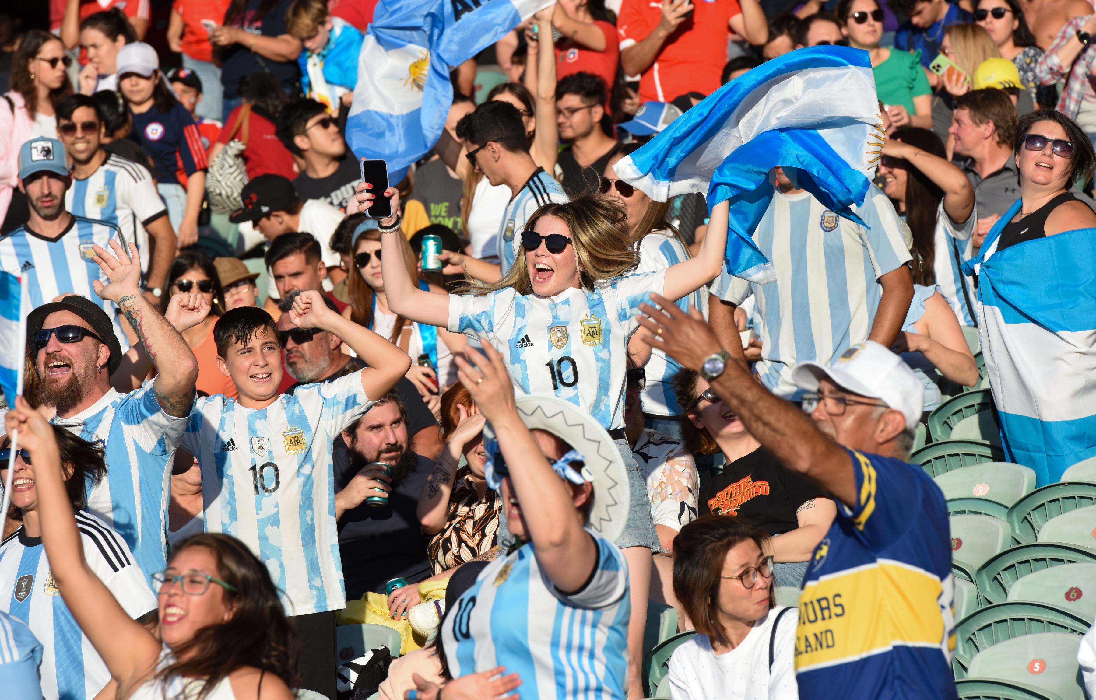 女足世界杯附加赛友谊赛：阿根廷胜智利(1)