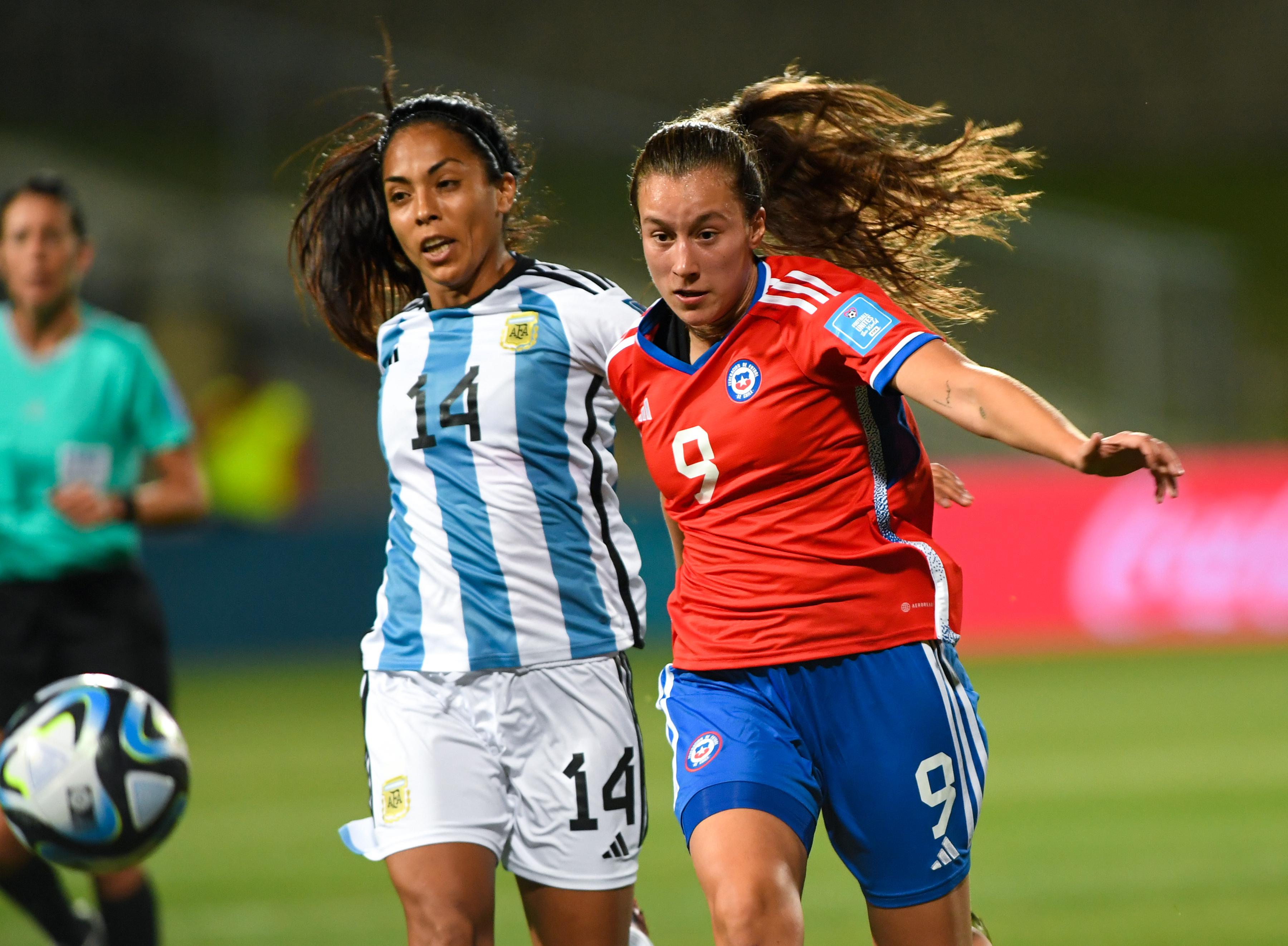 女足世界杯附加赛友谊赛：阿根廷胜智利(5)