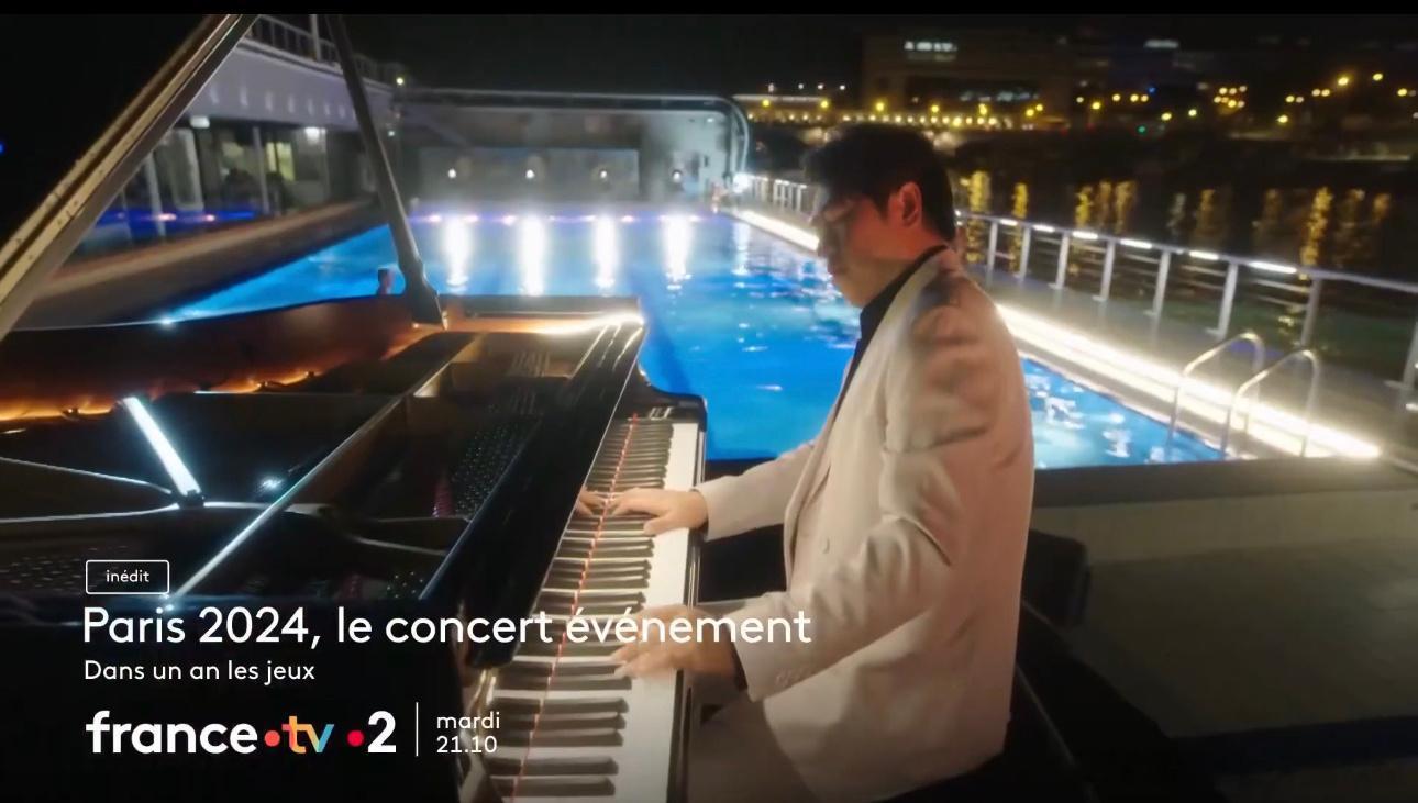 【郎朗巴黎奥运会倒计时表演 被称星球上最好的钢琴家 】 当天，郎朗在社交平台发布(4)