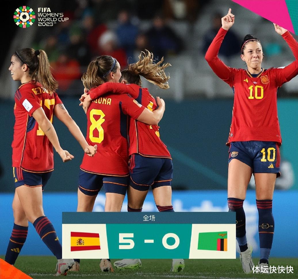 0-5，0-5，非洲女足球员伤心痛哭，西班牙、日本晋级16强(3)