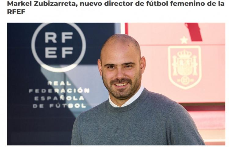 西足协官方：巴萨女足主管出任西班牙女足总监(1)