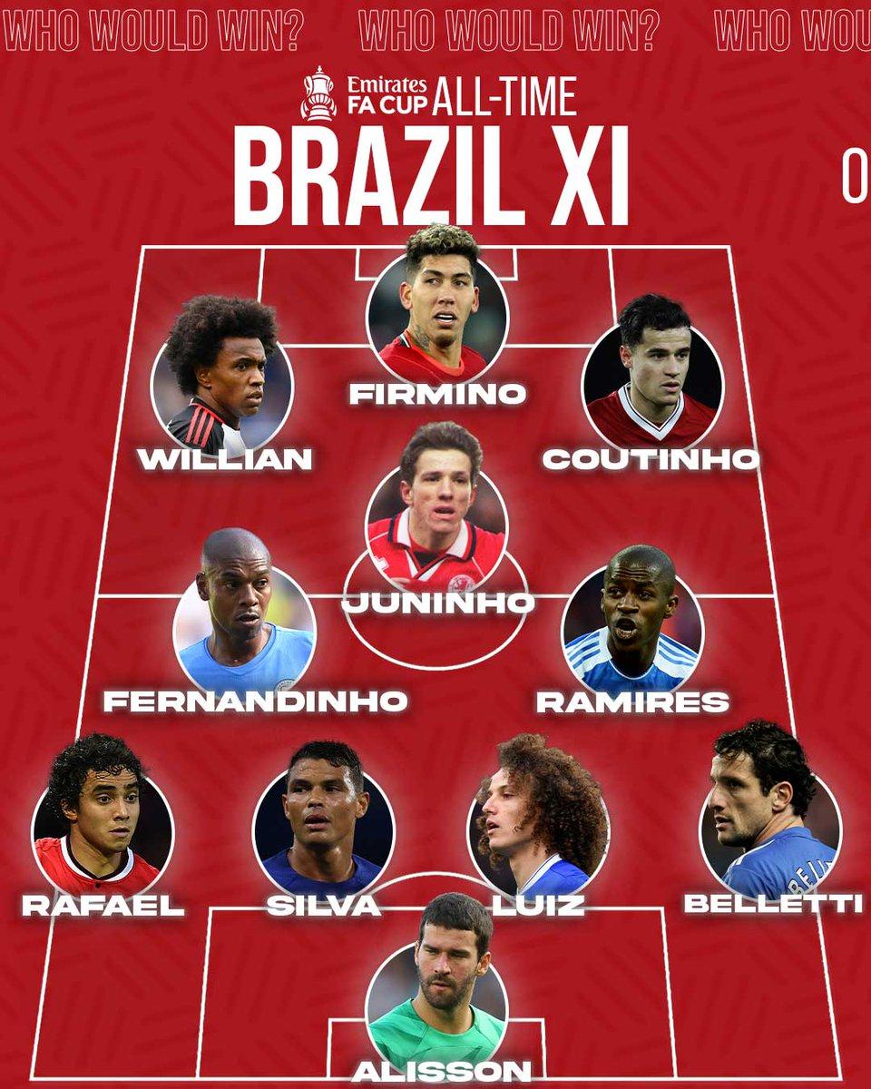 巴西联队vs阿根廷联队！足总杯官方：他们都处于巅峰，谁能取胜？(1)