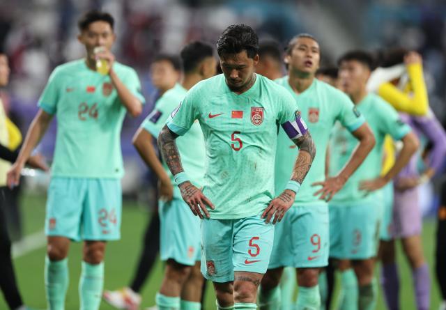 国足0胜0进球小组出局 创参加亚洲杯最差历史纪录(1)
