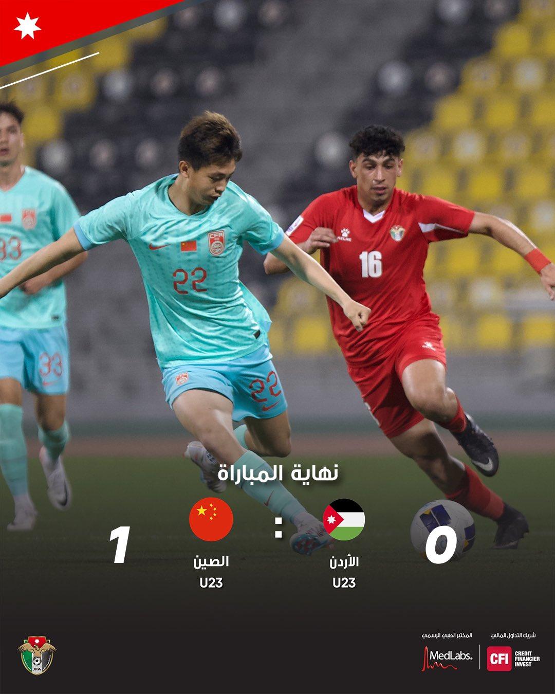 热身赛-国奥1-0约旦U23取三连胜 U23亚洲杯前还剩一场热身赛(1)